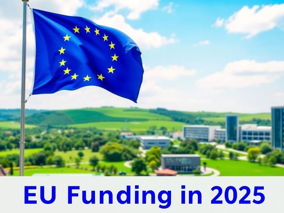 Steag al Uniunii Europene pe fundal natural.