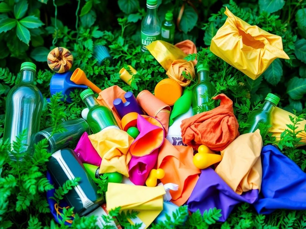 Materiale reciclate transformate în produse noi și sustenabile.