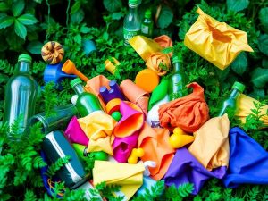 Materiale reciclate transformate în produse noi și sustenabile.