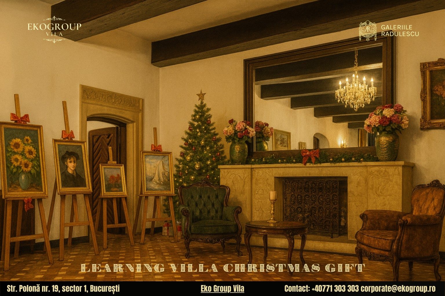 Cadouri de Crăciun copii: O vizită fascinantă la expoziția „Crăciunul anilor ’30” de la Eko Group Vila, cadoul educativ și inspirațional perfect pentru cei mici