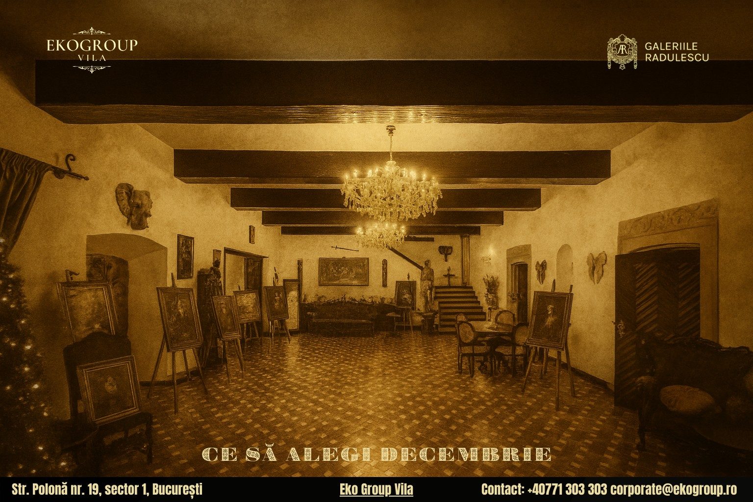 Zile libere decembrie: O incursiune magică în Crăciunul anilor ’30 la Eko Group Vila